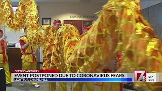 Lightsup event in Chapel Hill cancelled due to coronavirus concerns