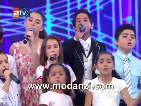 Bir Şarkısın Sen 11.08.2012 | Bir Şarkısın Sen Çocukları - Barış Manço Şarkıları Kolaj | modanzi