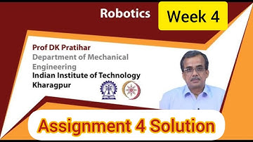 💥Robotics | Week 4 Quiz Assignment Solution 2022 | NPTEL 2022 | SWAYAM💥💥