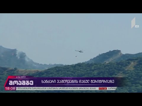 ხანძარი ვაშლოვანის დაცულ ტერიტორიაზე