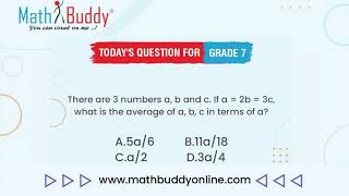 Math Practice Problem Grade 7 Question 225