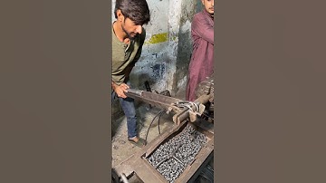 Amazing Craftsmanship: Farm Cutting Machine Spring on Lathe #shorts