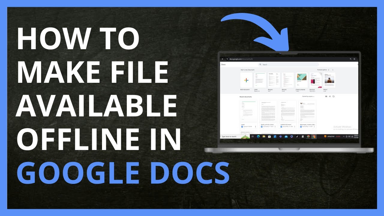 File Editing Offline How to Make FIle Available Offline in Google Docs in 2024 - YouTube