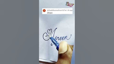 stylish name | Afreen | sk cursive art | how to make a stylish name | stylish signature