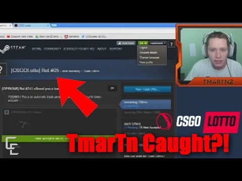 TmarTn Logged into CSGO Lotto Bot, Betting Scandal