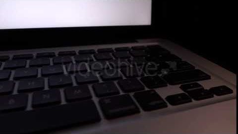 Typing Enter Key On Keyboard Laptop - Stock Footage | VideoHive 14837142