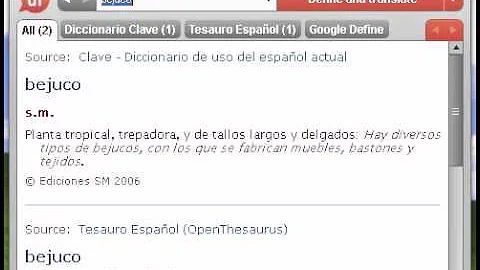 ¿Qué es bejuco en Colombia?