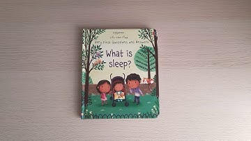 What Is Sleep (lift the flap, very first questions and answers) - Usborne