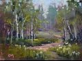 Sunday Studio: Pastel Painting Demo Forest Landscape