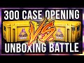 CS:GO INSANE 300 CASE OPENING BATTLE (ft. Haix)