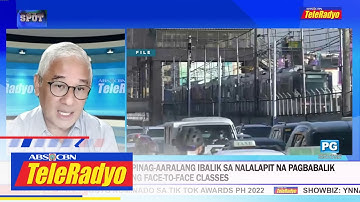 Number coding sa umaga pinag-aaralang ibalik sa nalalapit na face-to-face classes | 11 August 2022