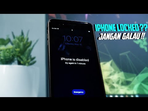Cara Membuka iPhone yang Terkunci (iPhone is Disabled). 
