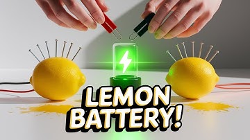 Lemon Battery Science Project Tutorial 🍋⚡ (Study with me)