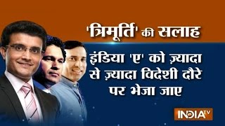 Sachin Tendulkar, Sourav Ganguly, VVS Laxman Agree to be Team India's Advisors | India Tv