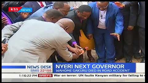 Mutahi Kahiga becomes new of Nyeri County