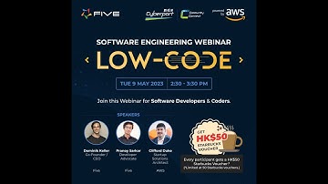 Low-Code Webinar | Five x AWS x Cyberport