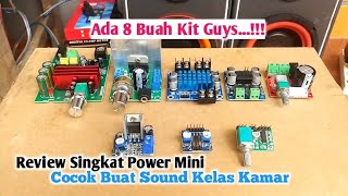 Review Singkat 8 Power Amplifier Mini Murah | Cocok Buat Sound Kelas Kamar