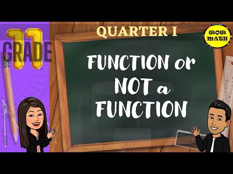 FUNCTION OR NOT A FUNCTION