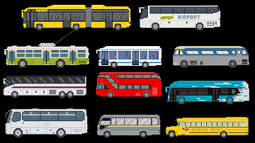 Buses 1 | Pixel Art Bus Collection & 8-Bit Vibes