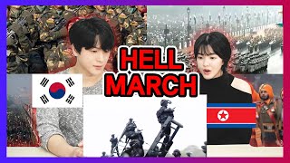 North & South Koreans Watch 【Hell March Indian Army】 | 2019 Republic day Parade | Koreans Reaction