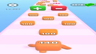 Level Up Numbers and simple merge gameplays with number cubes
