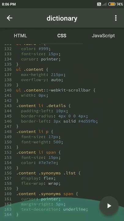 To make your own Dictionary by using HTML,Css and JS #coding#viral # ...