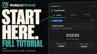Punchframe for After Effects: Tutorial