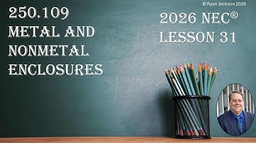 100 Days of the 2026 NEC Changes Day 31: 250.109 Metal and Nonmetallic enclosures