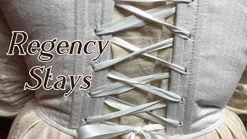 Making Regency Short Stays || Corset Making, Hand Sewing & A Brief Chat About Body Insecurities