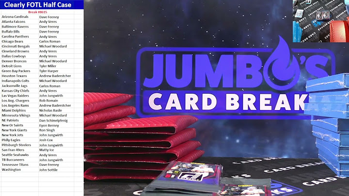BREAK #8615    Clearly FOTL Half Case