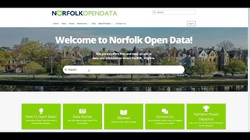 How to Find Datasets on the Norfolk Open Data Portal
