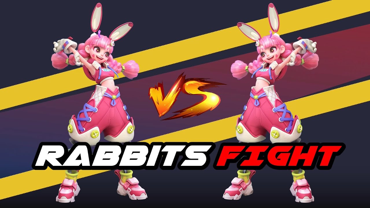 Pink Rabbit Fight Rabbits Fight | Flash Party SS8 - YouTube