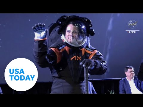 NASA unveils Axiom spacesuit for 2025 Artemis III launch | USA TODAY