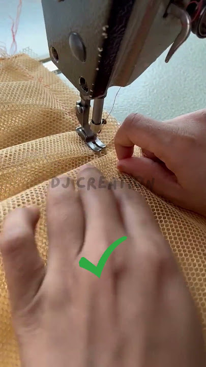 Sewing tips and tricks #trick59 | how to stitch cancan | #shortsvideo #shorts 😍