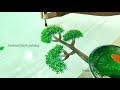 Rainbow Tree paint - Acrylic Painting for saree | How to paint a Simple Acrylic Painting