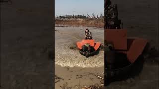 Paddy field boat tractor