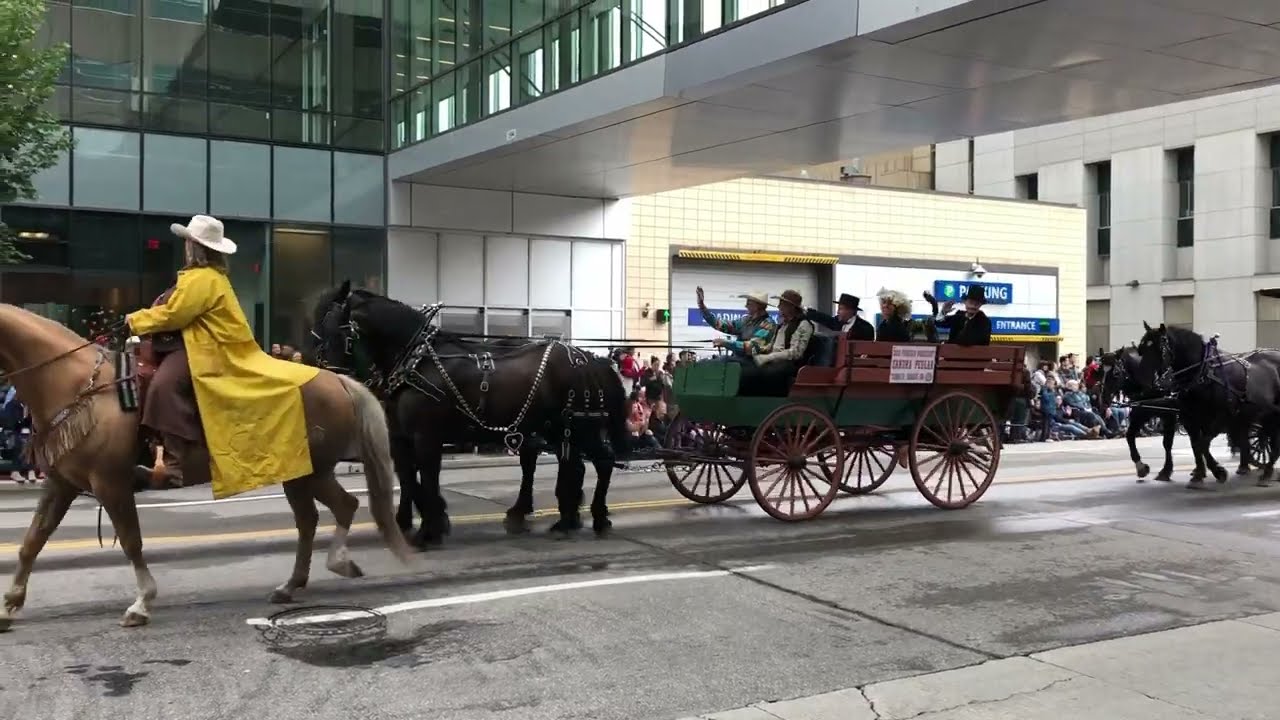Calgary Stampede Parade 2019. Old Memories of Parade before pandemic
