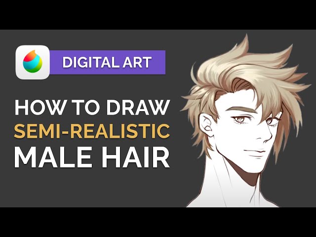 How to Draw GIRL ANIME HAIR - Digital Art Tutorial 