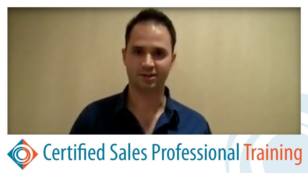 Certified Sales Professional Training