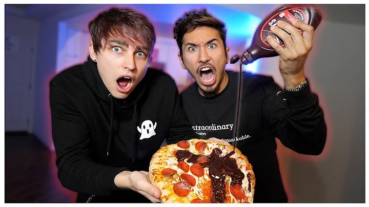 Eating Weird Food Combinations with Colby Brock (T...