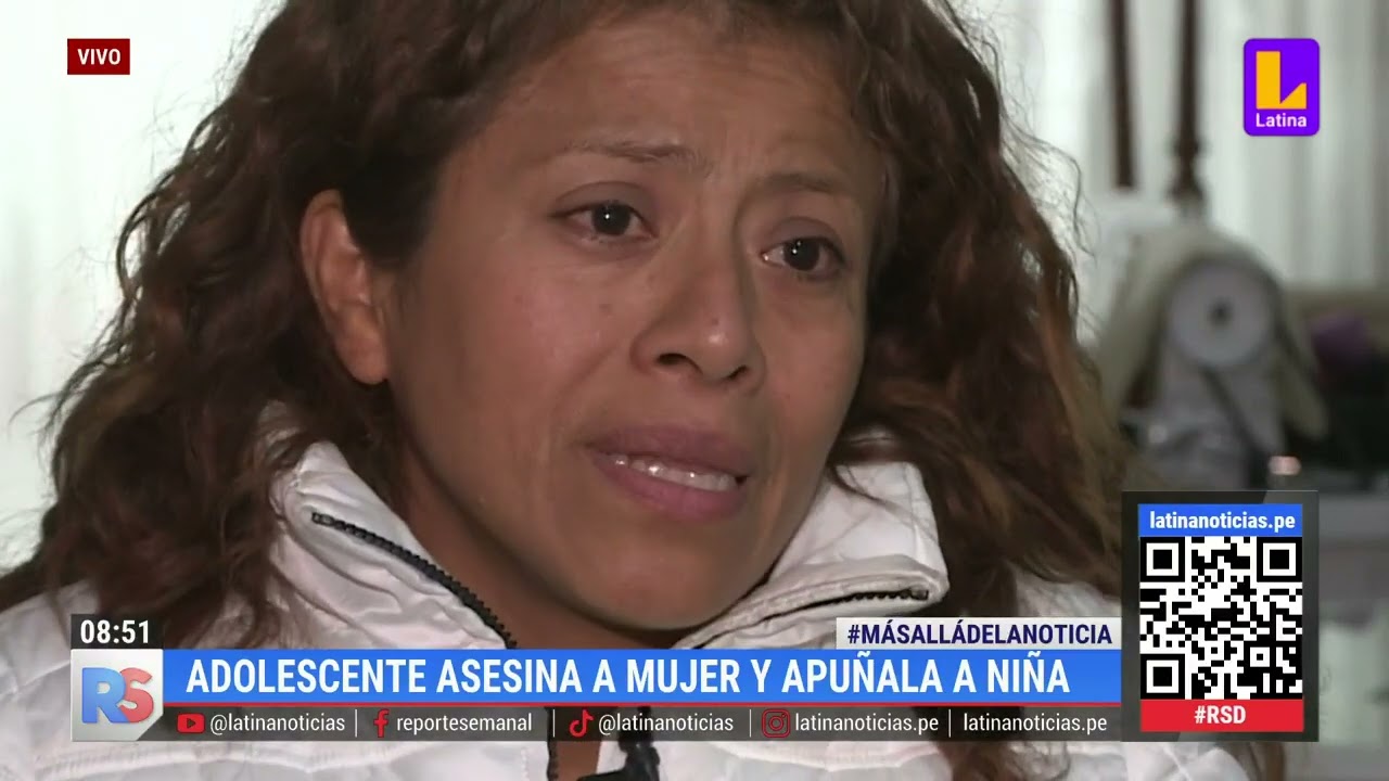 Madre de familia sacrificó su vida para que un adolescente no mate a su nieta a puñaladas