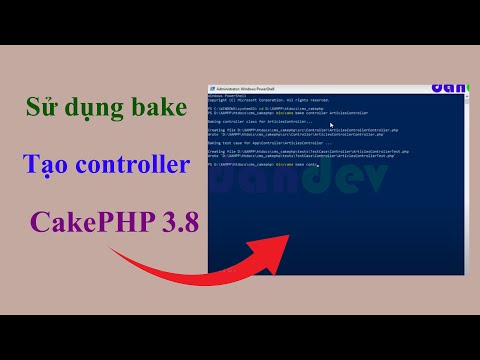 Tạo controller articles với bake trong cakephp #5 |dandev