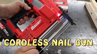 Bauer Cordless Nail Gun ~ Harbor Freight