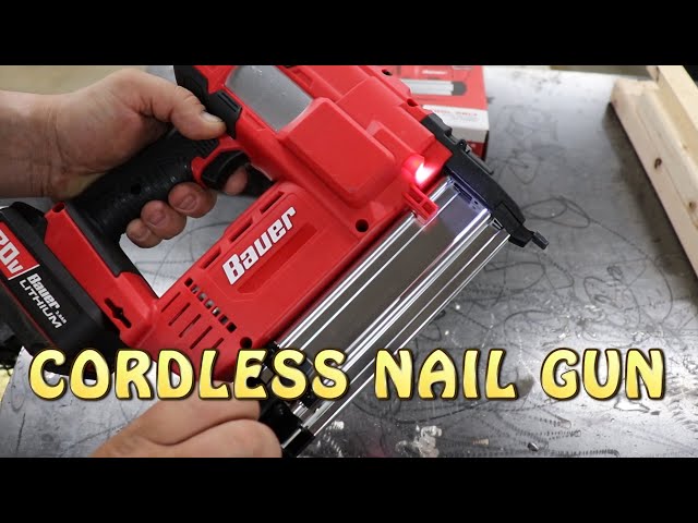 Cordless Electric Nail Gun with 400pcs Nails Woodworking Straight/N-shape  Nails Universal Nailing Machine For Makita Battery - AliExpress