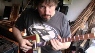 African HighLife style on the cigar box guitar