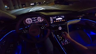 BENTLEY Flying Spur W12 | NIGHT DRIVE POV | AMBIENT LIGHTING by AutoTopNL