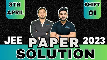 JEE Main 2023: Paper Solution | 8th April Attempt (Shift -1)  | i30Learning | #jee2023