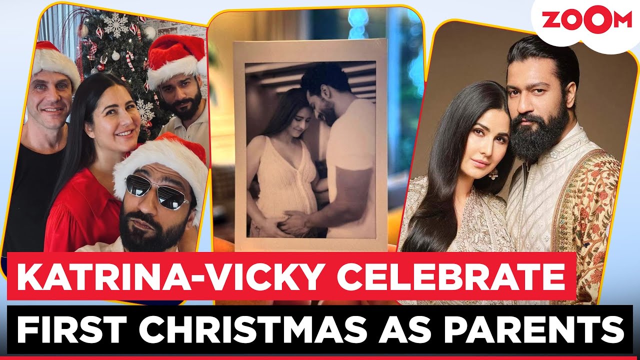 Katrina Kaif & Vicky Kaushal share glimpse from their FIRST Christmas bash as parents