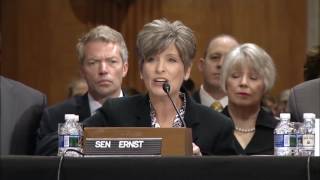 Senator Ernst Introduces Governor Branstad at Senate Confirmaiton Hearing