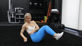 Feet Elevated Russian Twists